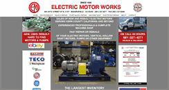 Desktop Screenshot of electricmotorworks.com